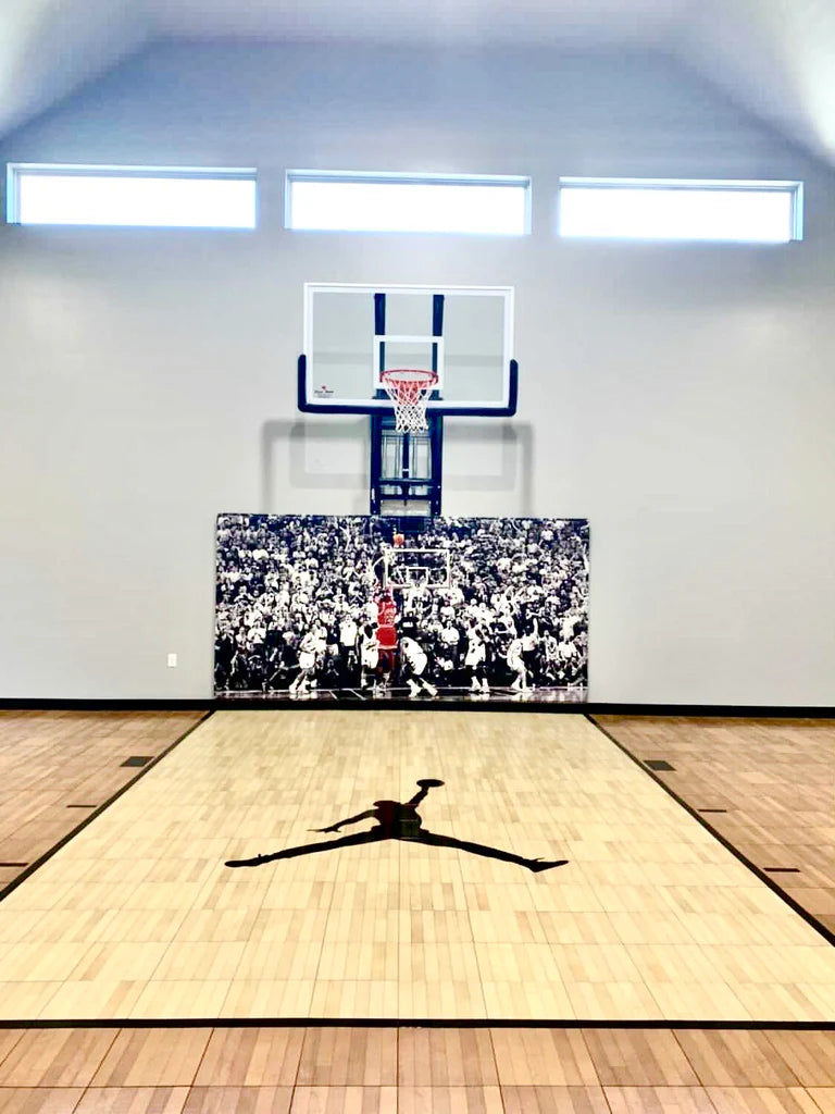 Digitally Printed Wall Art - Michael Jordan's Last Shot Basketball Poster - Perfect for Home, Office & Sports Room Decor