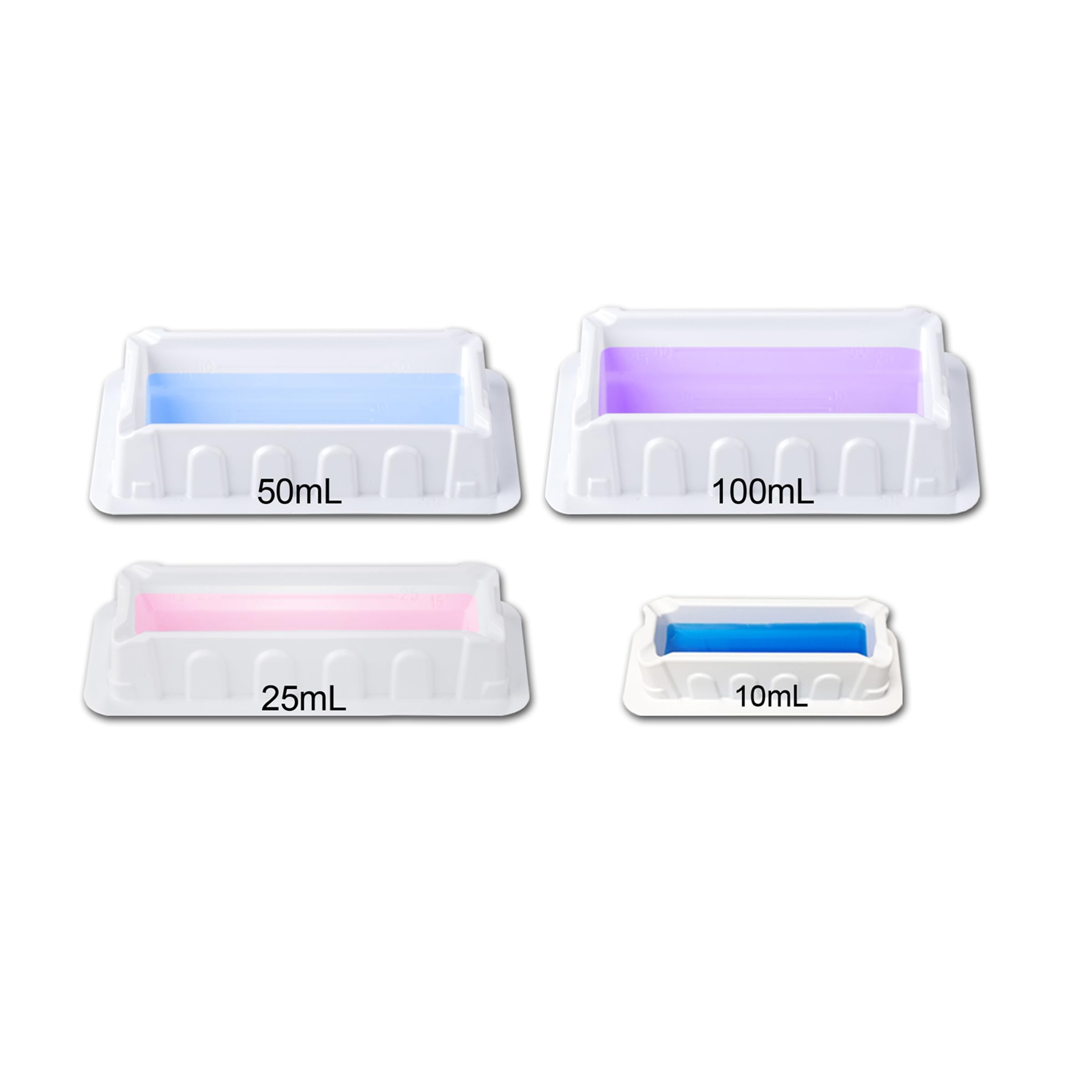Sterile 10ml ASI™ Reagent Reservoirs Multichannel Pipette Trays - 5 per Pack, 200 per Case - Ideal for Laboratory Testing, PCR Workflows & Liquid Handling Experiments