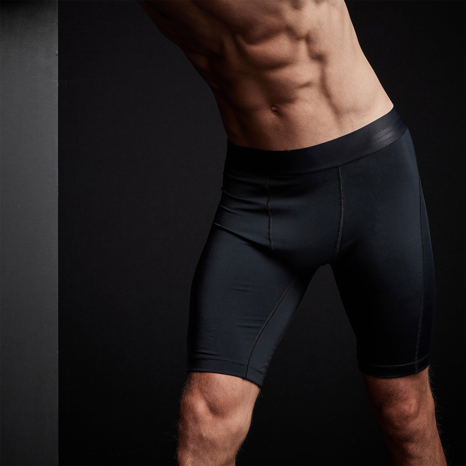 Men's Athletic Long Boxer Briefs - Breathable & Comfortable Underwear for Sports & Workout - Black    Perfect for Gym, Running, Yoga & Everyday Wear - Moisture Wicking & Stretch Fabric for All-Day Comfort