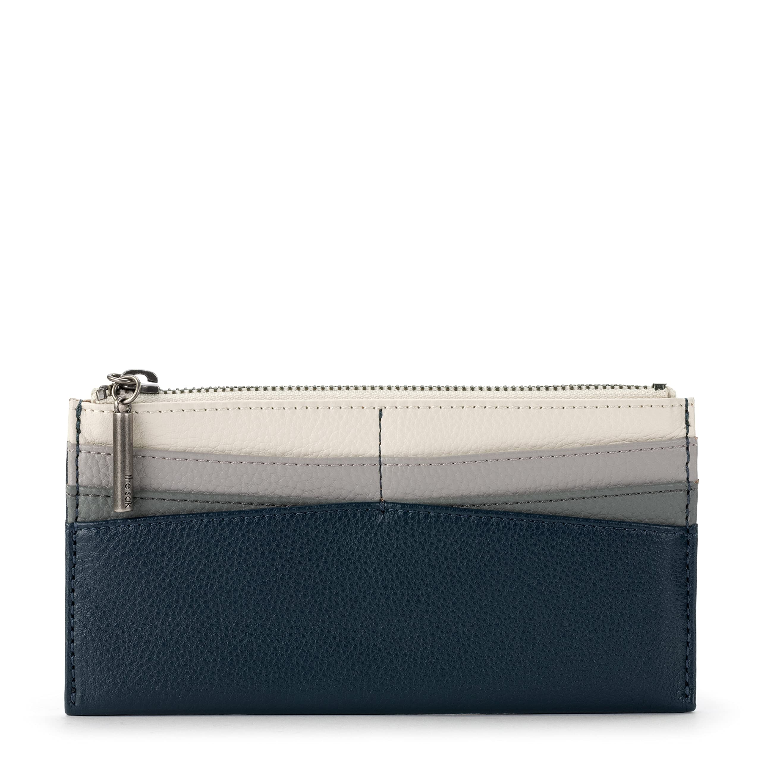 The Sak Women's Neva Large Leather Card Wallet - RFID Blocking Slim Wallet for Credit Cards & ID - Perfect for Travel, Work & Everyday Use