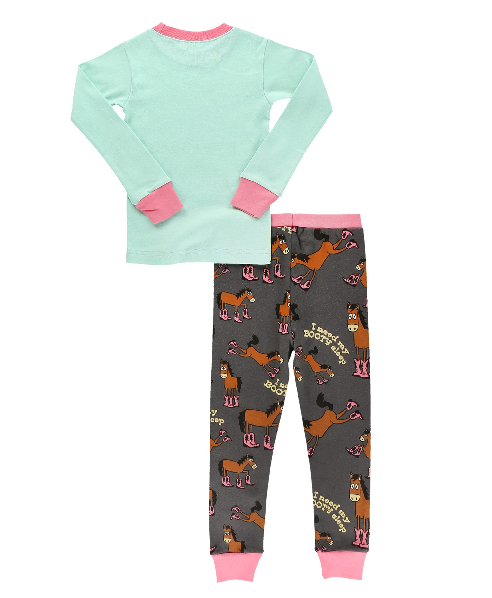Lazy One Warm Long-Sleeve Pajama Sets for Girls & Boys - Funny Kids' Pajamas | Cozy & Comfortable Sleepwear for Winter Nights & Family Movie Time