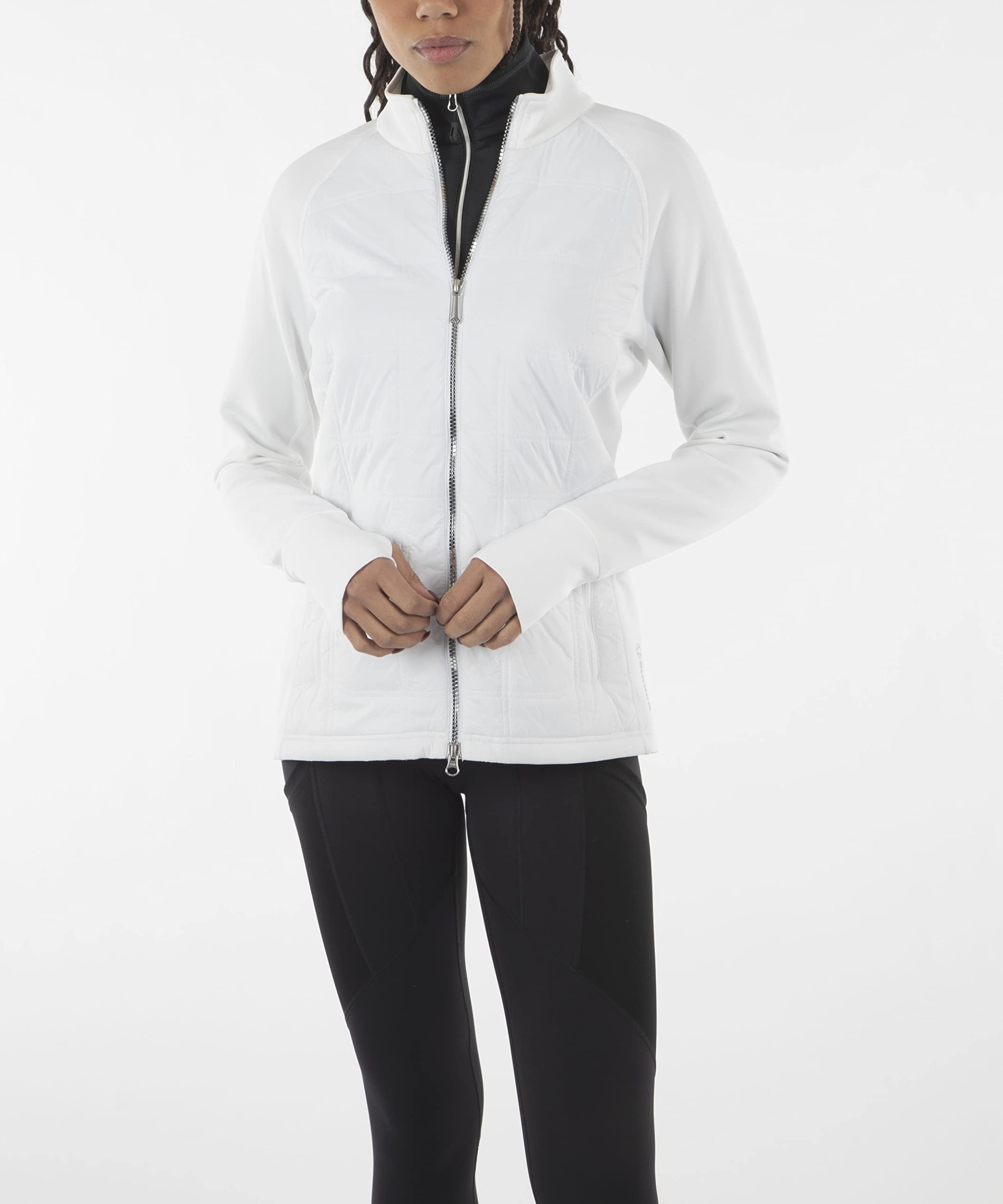 Sunice Women's Ella Long Sleeve Windproof Insulated Thermal Jacket - Winter Warm Waterproof Coat for Skiing, Hiking & Outdoor Activities