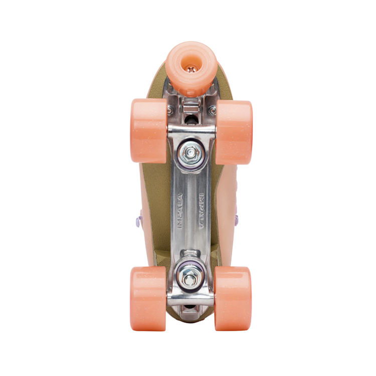 IMPALA APRICOT Roller Skates for Women - Comfortable & Stylish Quad Skates for Outdoor & Indoor Skating, Rink, Fitness, and Fun