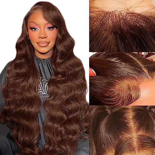 Chocolate Brown Lace Front Wigs