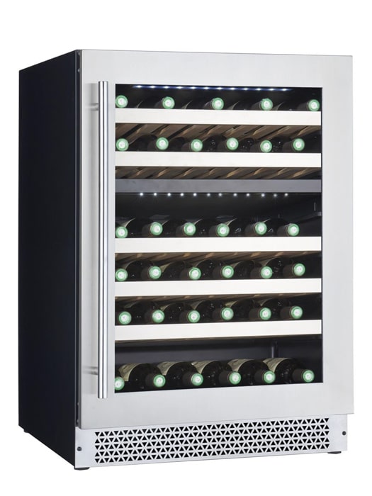 Cavavin V 041WDZ Vinoa Collection 24 Bottle Stainless Steel Wine Cooler Refrigerator - Perfect for Home Bars, Restaurants, and Wine Cellars