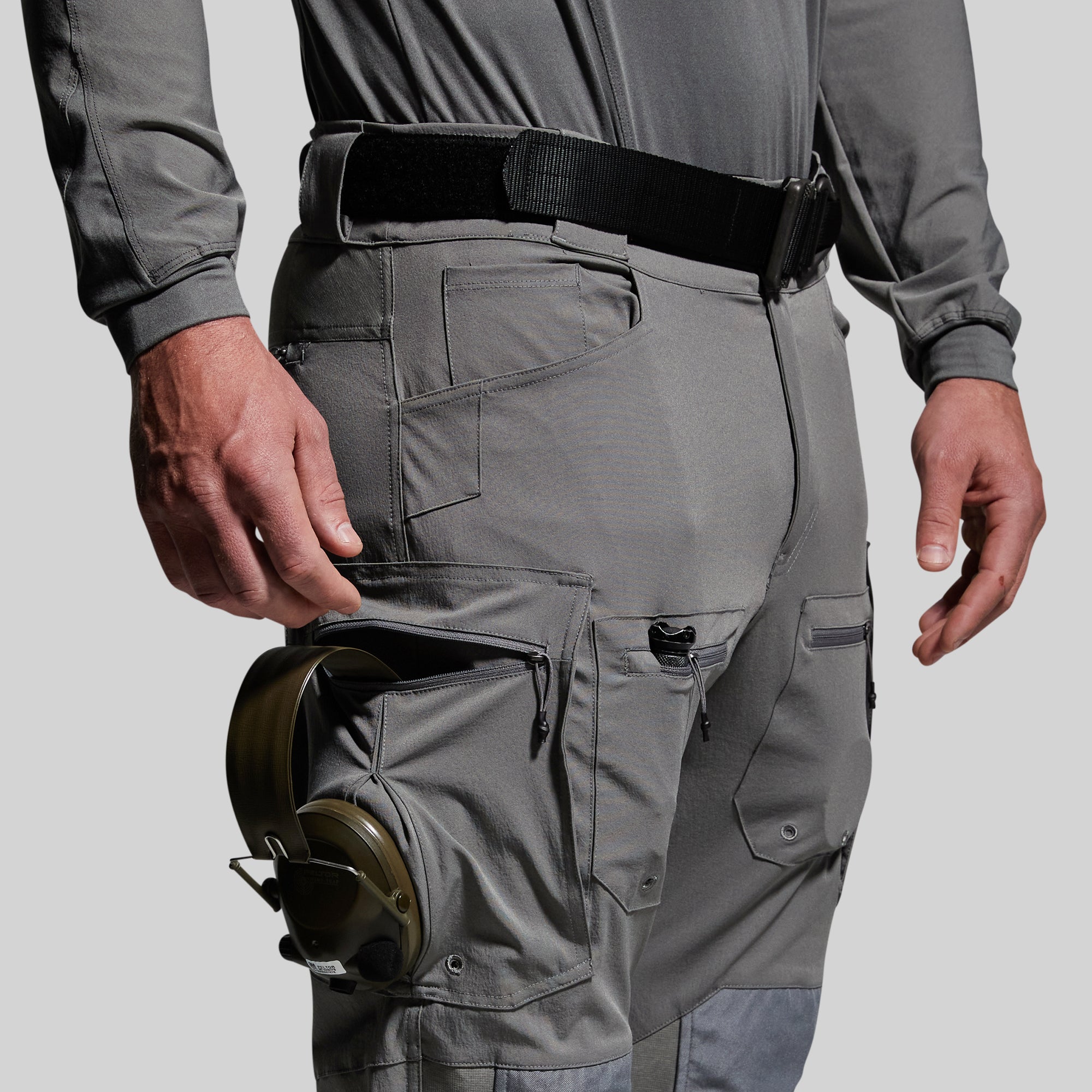 Op Assault Pants (Wolf Grey) - Tactical Military Cargo Pants for Outdoor Adventure, Hiking & Airsoft | Durable Combat Pants with Multiple Pockets