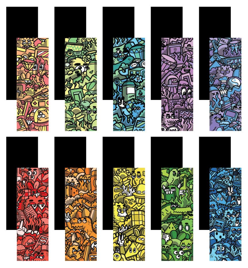 100-Piece DIY Scratch Bookmarks for Kids & Teens - Bulk Classroom Prizes, Reading Incentives & Party Favors | Fun Student Rewards, Cool School Supplies & Creative Craft Activities for Book Lovers