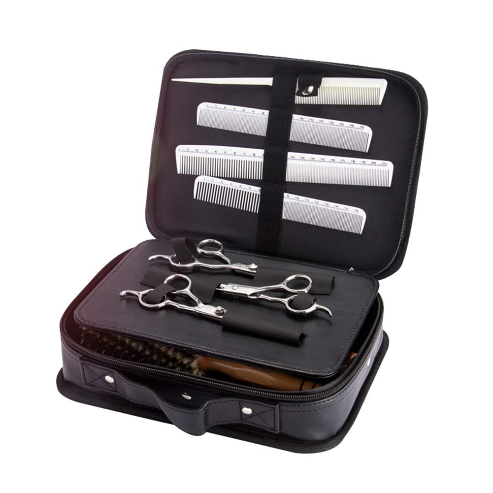 Professional Barber Travel Organizer Box - Portable Zippered Hair Stylist Tool Kit with Multiple Compartments | Perfect for Salon Professionals, Mobile Hairdressers & On-the-Go Styling Services