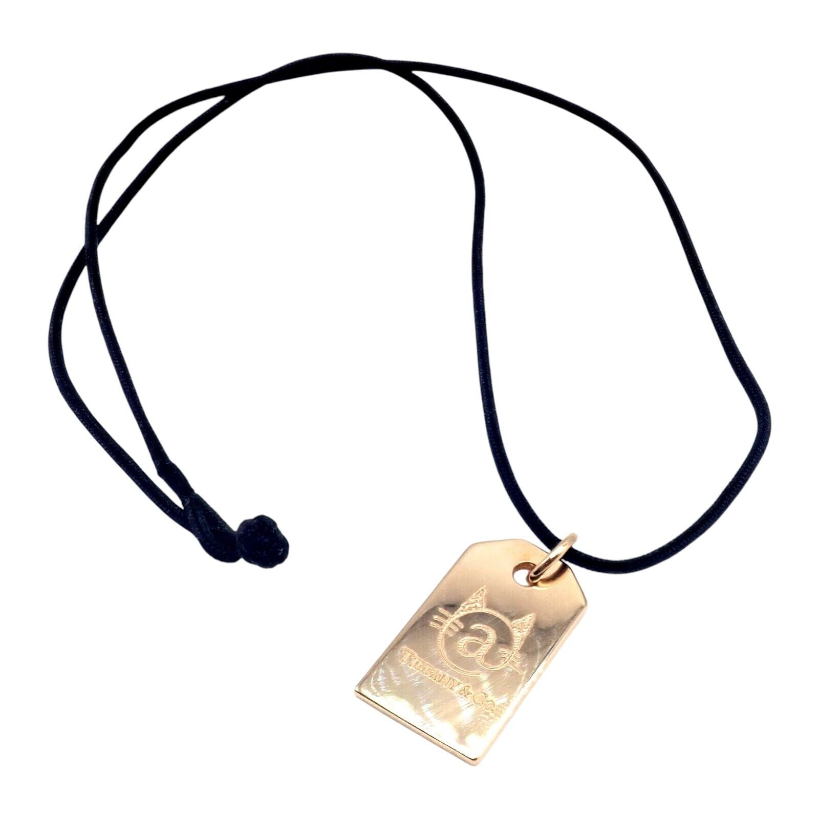 Tiffany & Co 18k Rose Gold Cat Street Tokyo Harajuku Japan Medium Necklace - Elegant Jewelry for Women, Perfect Gift for Anniversary, Birthday & Special Occasions