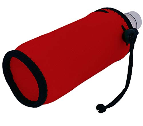 Best Insulated Water Bottle Coolie - Leak Proof & Durable (Red, 1 Pack) - Perfect for Gym, Hiking & Outdoor Activities
