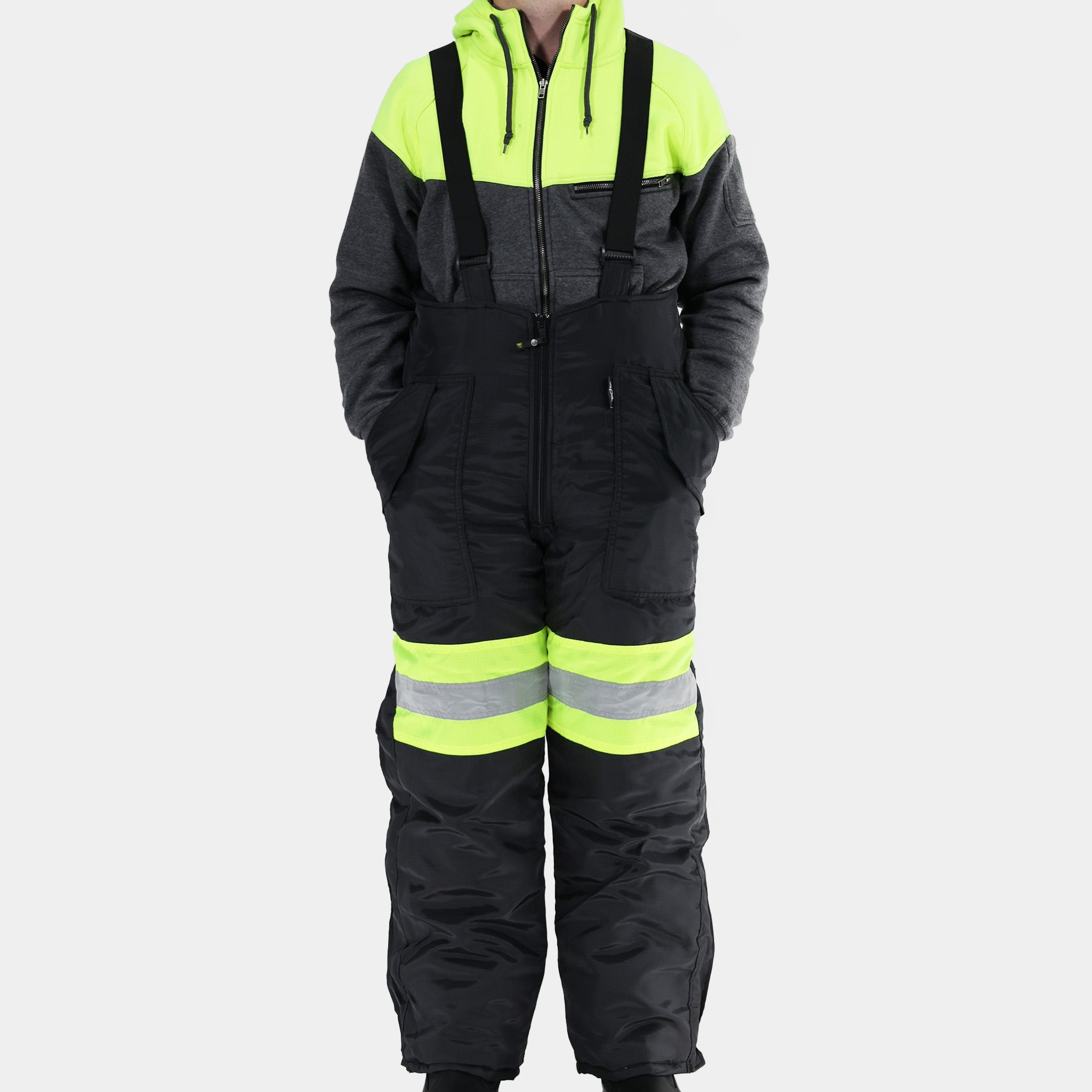 Reflex Pro Low Bib Overalls - Durable Work Overalls for Men & Women - Comfortable & Adjustable Fit - Perfect for Farming, Construction & Outdoor Work