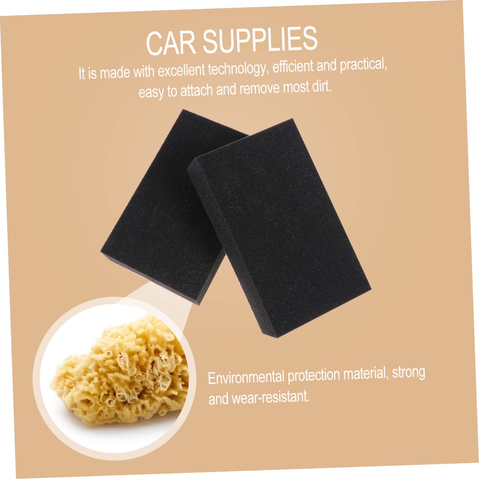 SUPVOX 4-Pack Heavy Duty Car Dust Blocks - Professional Auto Cleaning Accessories for Car Wash & Detailing | Durable Vehicle Cleaning Tools for Interior & Exterior Maintenance