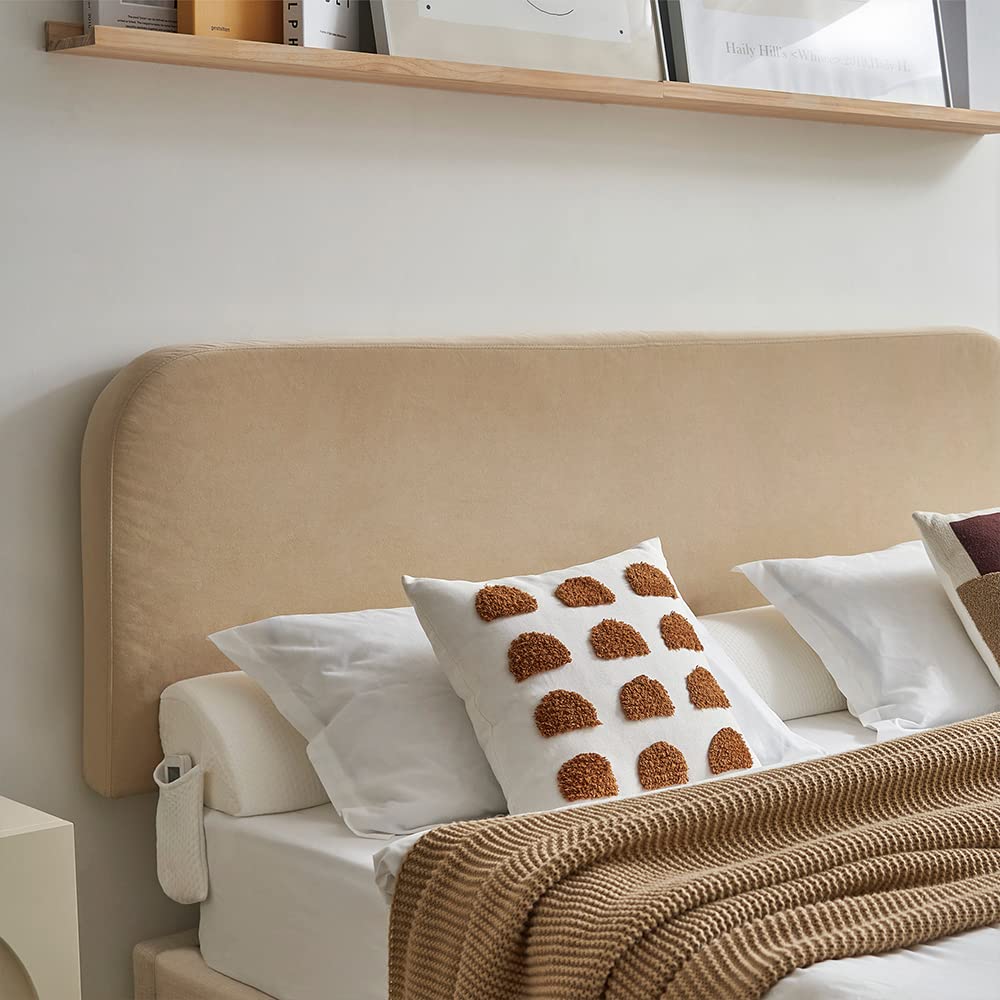 Memory Foam Bed Wedge Pillow - King Size (10x6x76 in) - Headboard Gap Filler for Mattress & Wall Space, Bed Crack Stopper - Perfect for Back Support, Reading & Watching TV in Bed