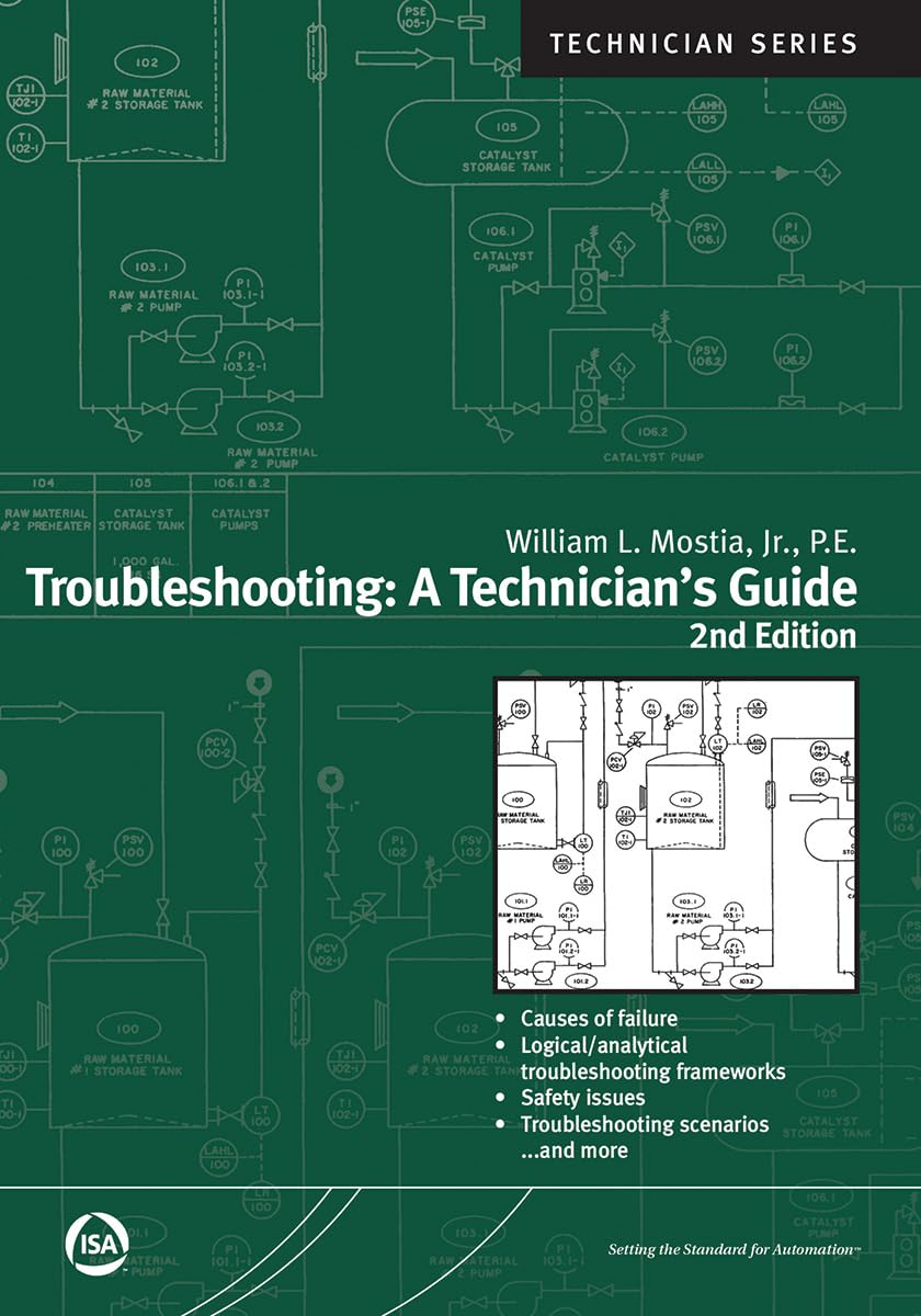 Troubleshooting: A Technician's Guide, 2nd Edition | ISA Technician Series | Industrial Equipment Repair & Maintenance Handbook