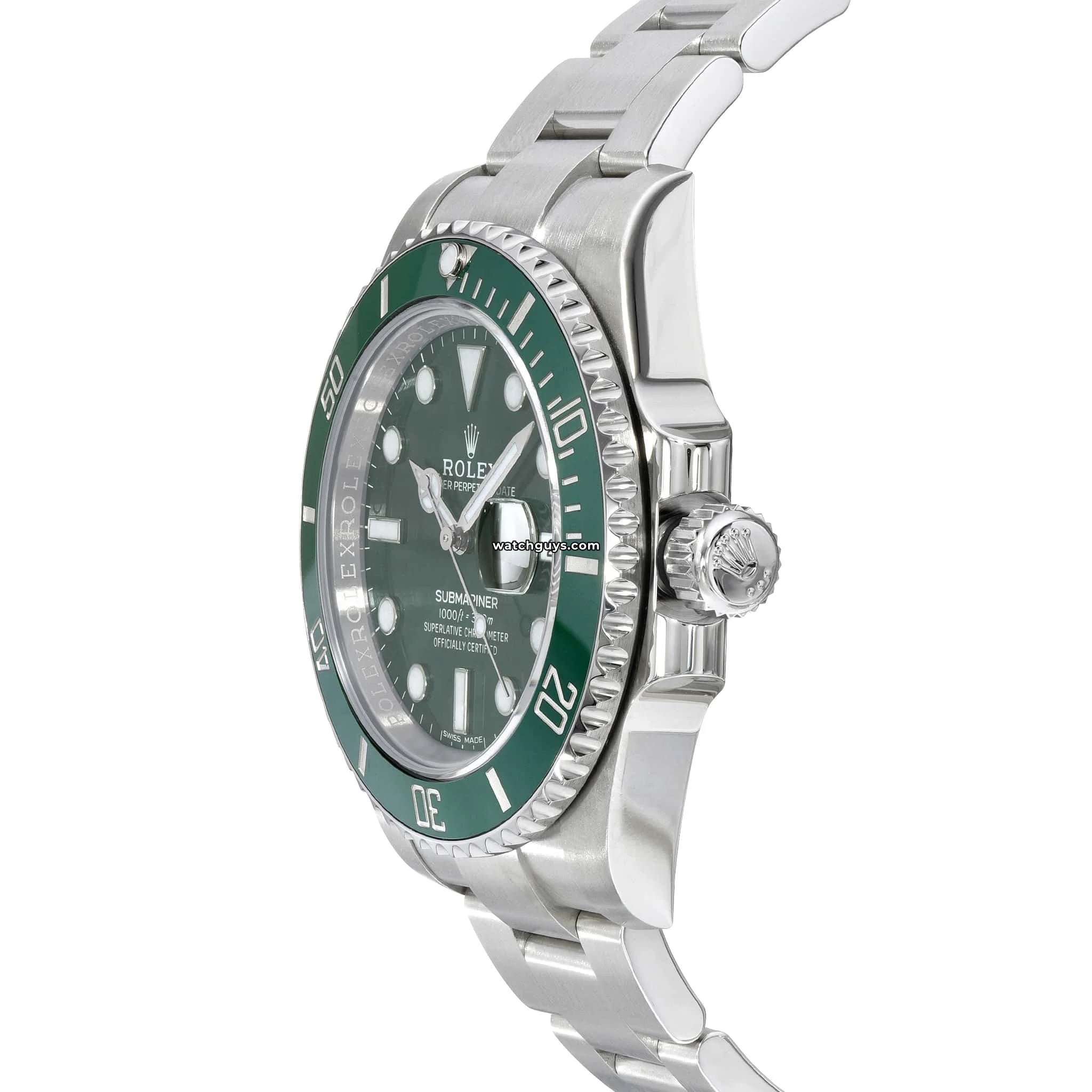 Rolex Submariner 116610LV Hulk Men's Watch - Stainless Steel Luxury Dive Watch with Green Ceramic Bezel - Perfect for Diving, Business & Special Occasions