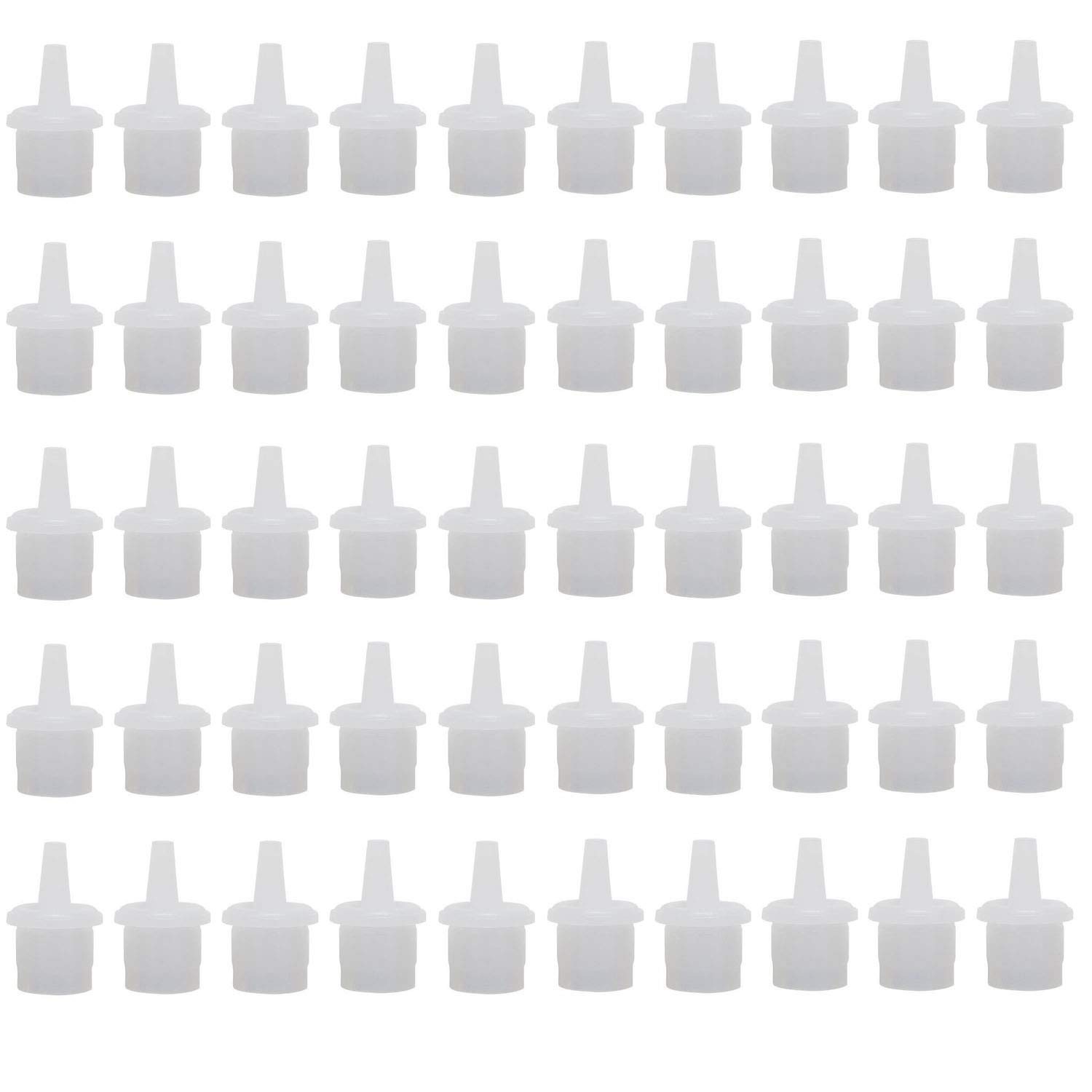 50Pcs Eyelash Glue Bottle Replacement Nozzle Caps - Lash Extension Accessories for DIY & Professional Use - Perfect for Home, Salon & Travel Eyelash Kits