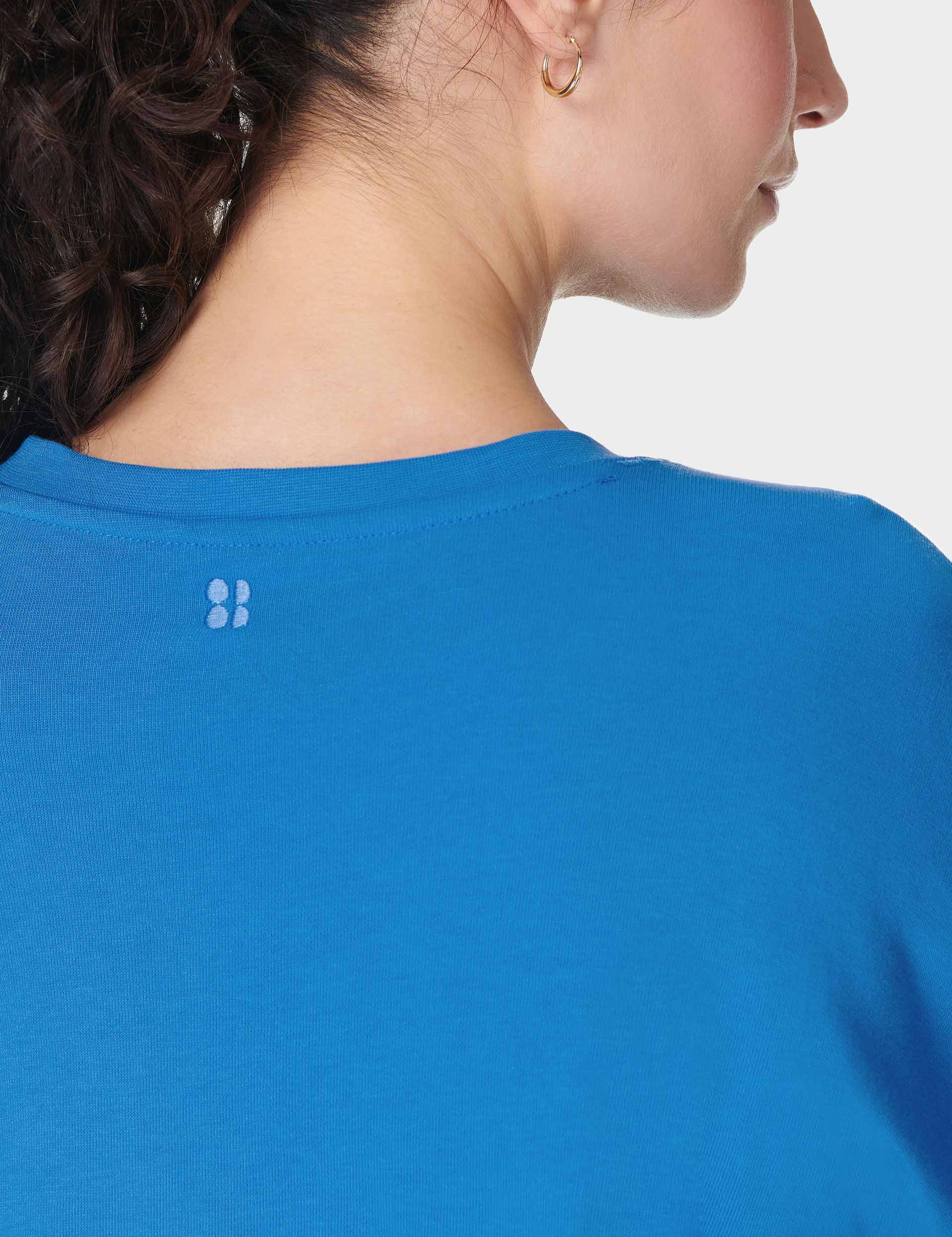 After Class Longline Sweatshirt for Women - Oversized Pullover Hoodie in Tidal Blue | Casual Loungewear, Streetwear Fashion & Cozy Fall Outfits