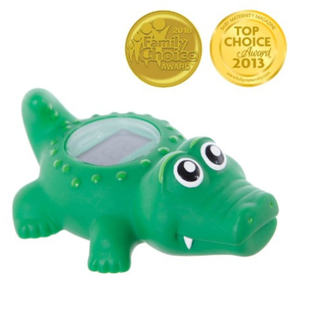 Dreambaby Room and Bath Thermometer - Cute Crocodile Design for Baby Safety - Perfect for Nursery, Bath Time, and Childcare Monitoring