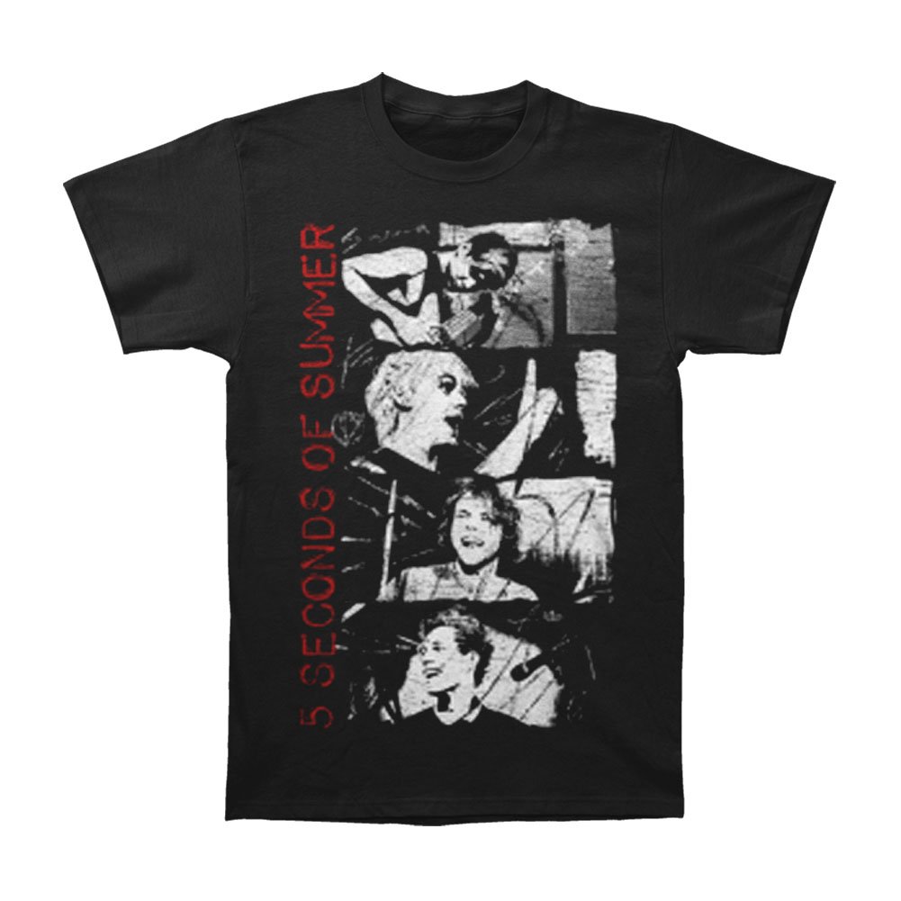 Stacked Photos Graphic Men's T-Shirt XL - Trendy Casual Tee for Streetwear & Everyday Outfits