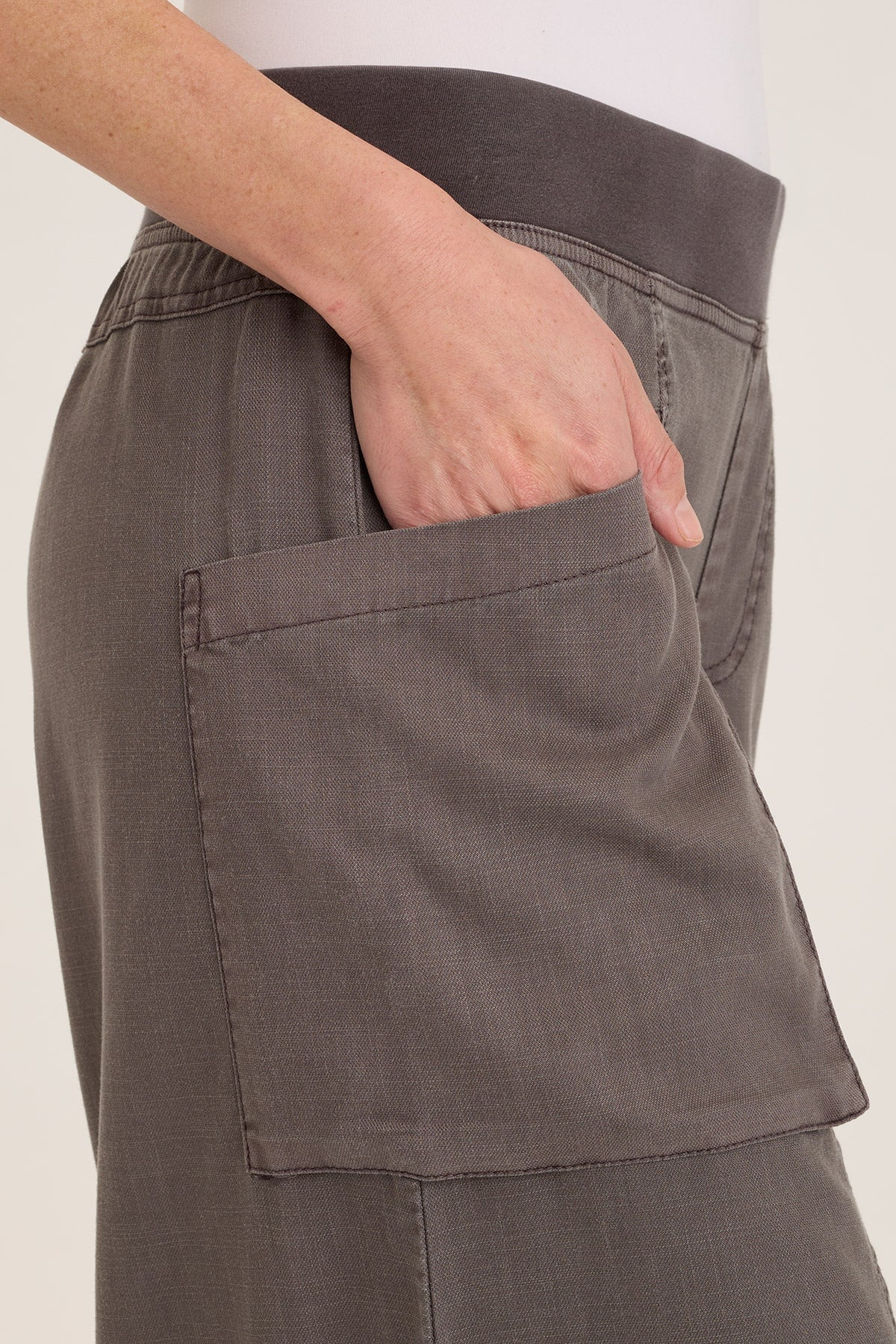 Desoto Ultra Flare Wide Leg Pocket Trousers for Women - High Waist Stretch Comfort Pants - Casual & Office Wear