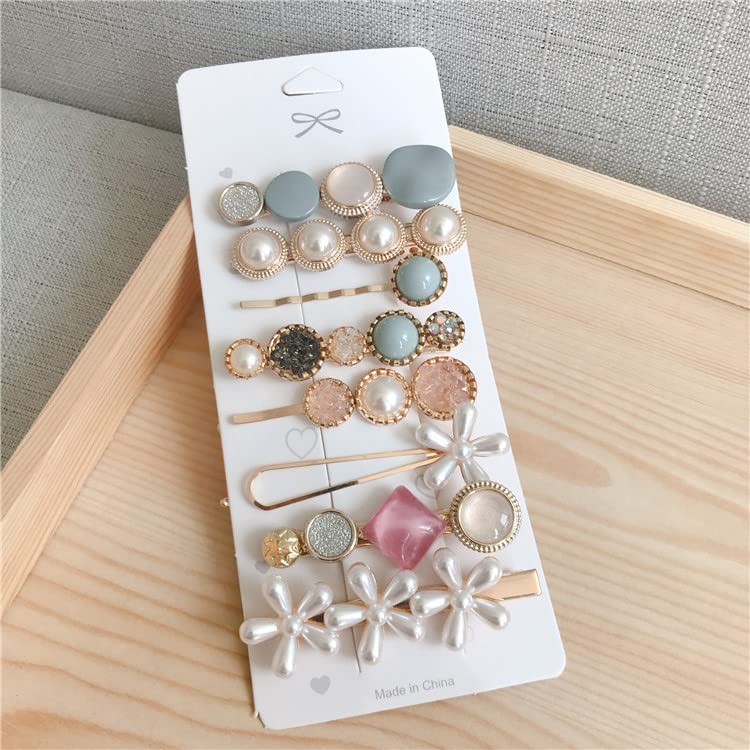 Grey 8Pin Hair Clips