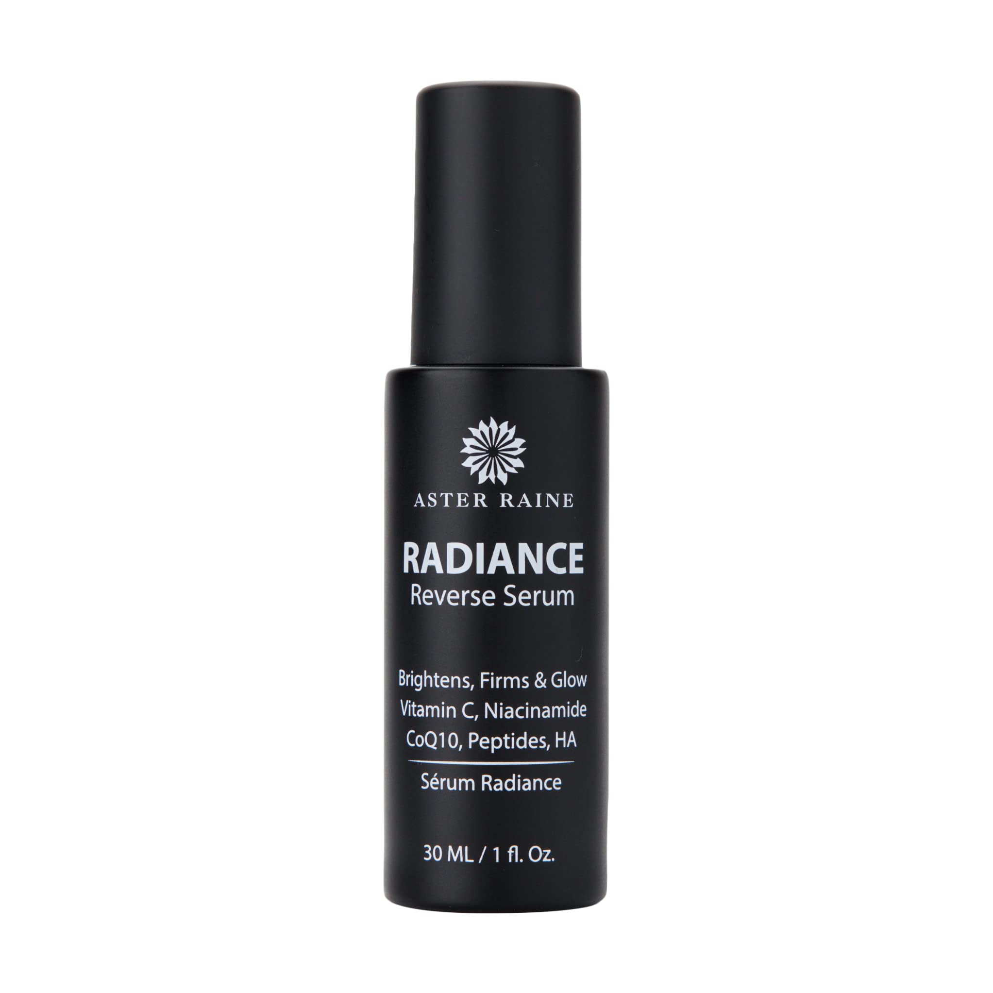 Radiance Reverse Anti-Aging Facial Serum with Vitamin C, Niacinamide, CoQ10, Peptides & Hyaluronic Acid - Dark Spot Corrector & Brightening Serum for Women & Men - Day & Night Skincare for Youthful Glow