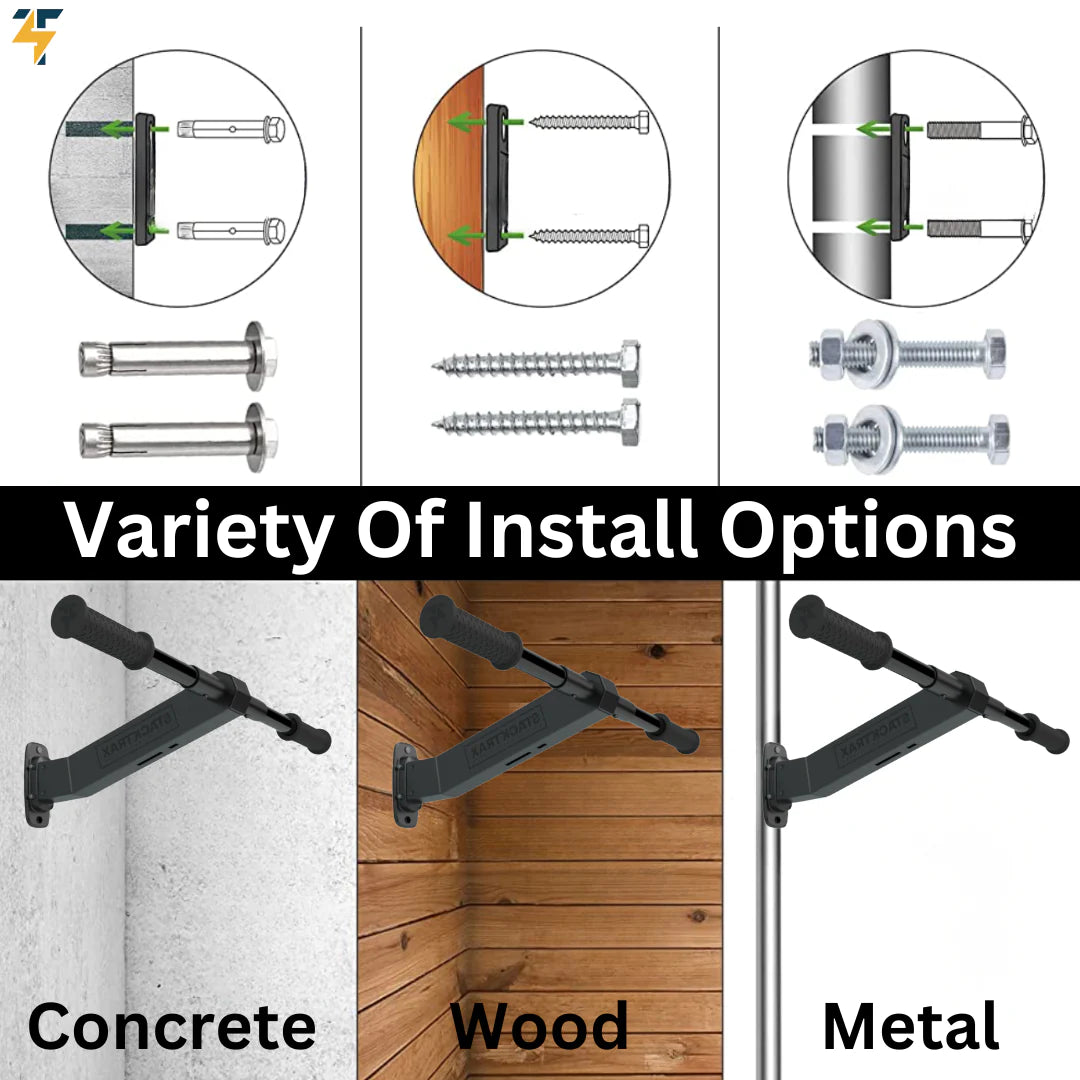 STACKTRAX Starter Kit - Complete DIY Home Organization System for Closets, Shelves & Storage | Perfect for Small Spaces, Apartments & Dorm Rooms