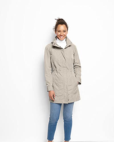 Orvis Women's Lightweight Hooded Packable Water-Resistant Windbreaker Jacket with Pockets - Perfect for Travel, Hiking & Outdoor Adventures