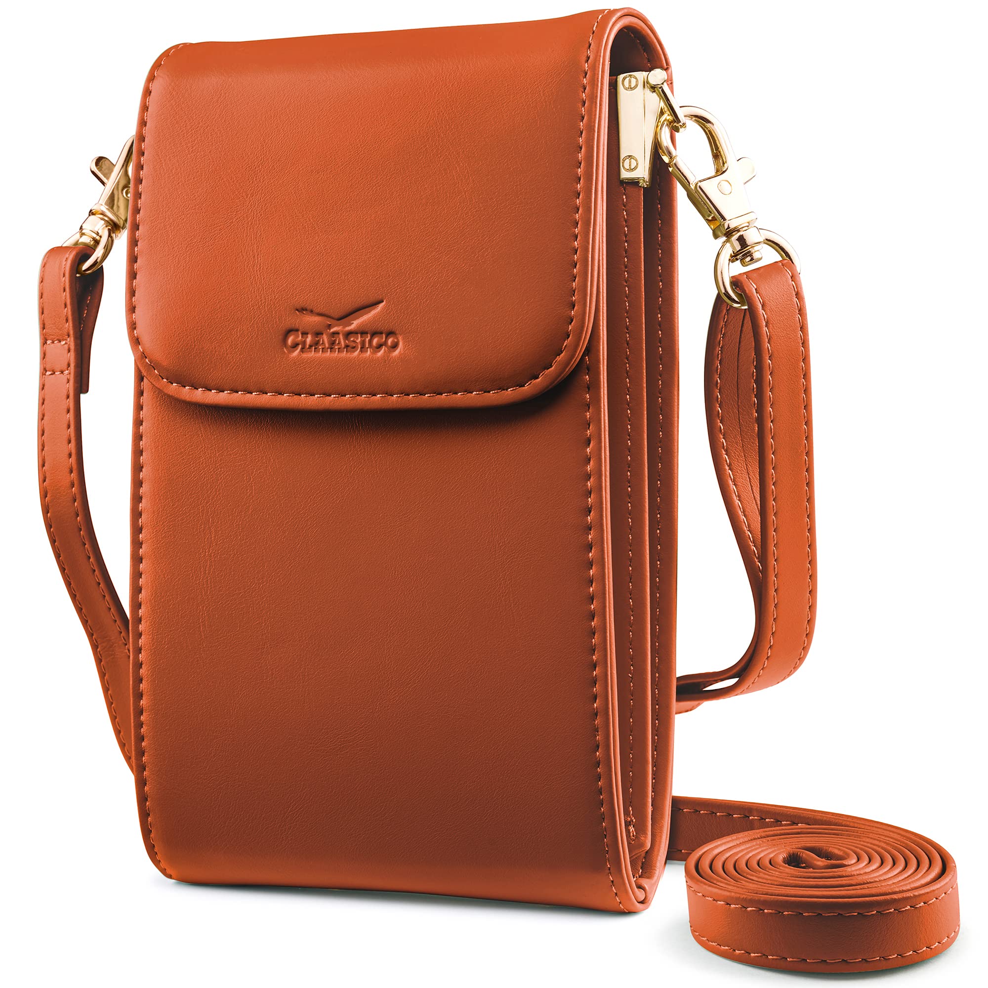Classico Small Crossbody Phone Purse for Women - Stylish Wallet Bag for Phone, Cards & Essentials | Perfect for Everyday Use, Travel & Shopping