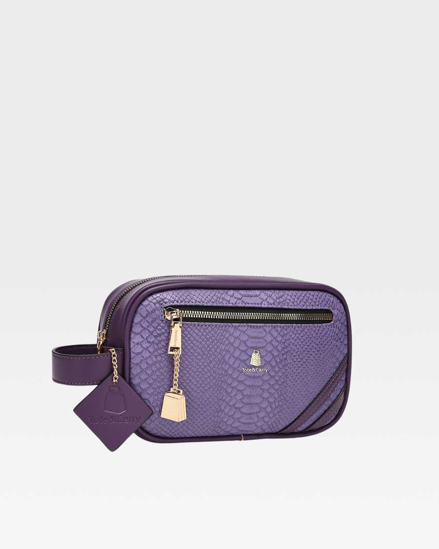 Apollo 1 Waterproof Travel Toiletry Bag - Purple Cosmetic Organizer for Men & Women | Perfect for Vacation, Gym, Camping & Business Trips