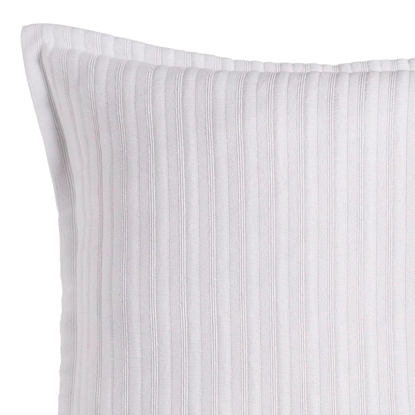 Evora White 43 x 43cm Decorative Throw Pillow by Bianca - Perfect for Sofa, Bed & Home Decor
