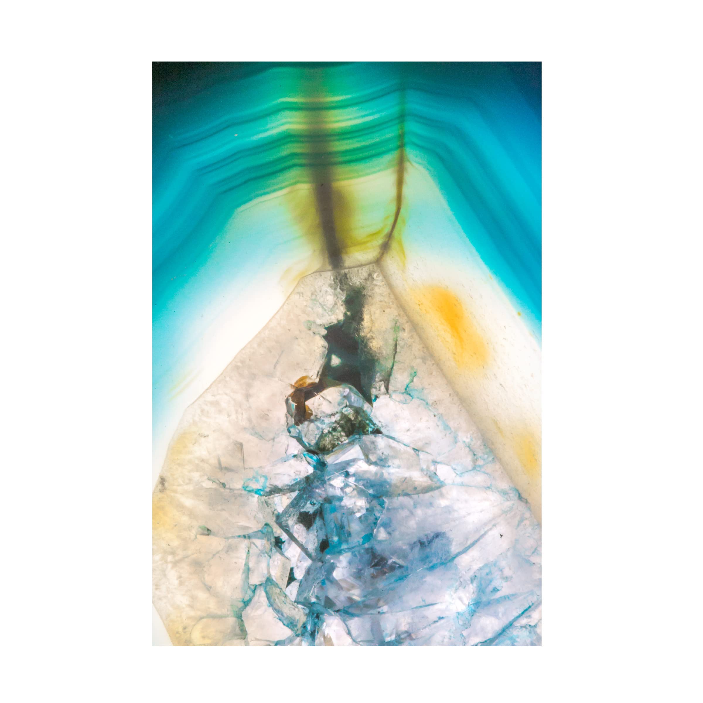 Trademark Fine Art 'Subscape II' Canvas Art Print by Ryan Hartson Weddle - 16x24 Inches, Modern Abstract Wall Decor for Living Room, Bedroom & Office