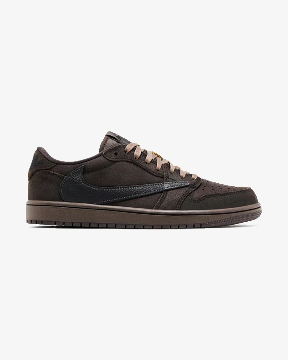 Nike x Travis Scott Jordan 1 Retro Low OG SP Velvet Brown Sneakers - Limited Edition Men's Basketball Shoes for Streetwear & Sneaker Collectors