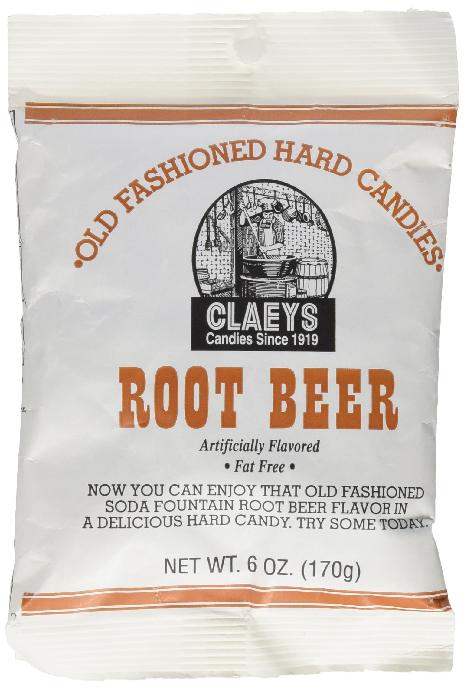 Root Beer Hard Candy 6oz - Old Fashioned Flavor - Bulk Pack for Parties, Gifts & Movie Nights