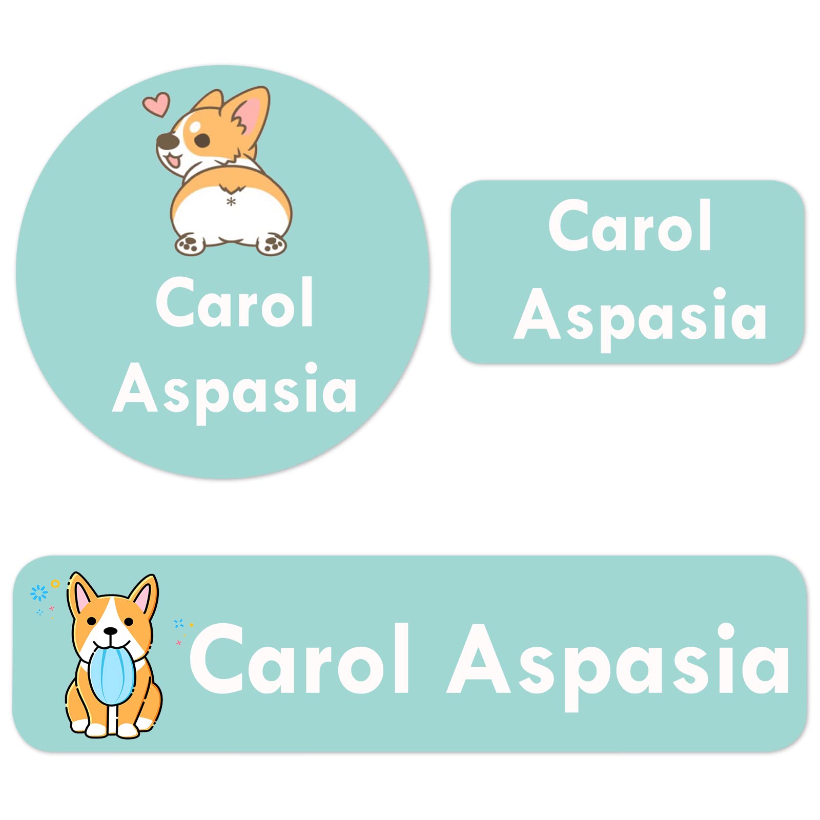 105PCS Personalized Kids Name Labels - Custom Waterproof Name Stickers for School Supplies, Books, Pencils, Stationery & Water Bottles - Perfect for Back to School, Daycare & Camp Organization