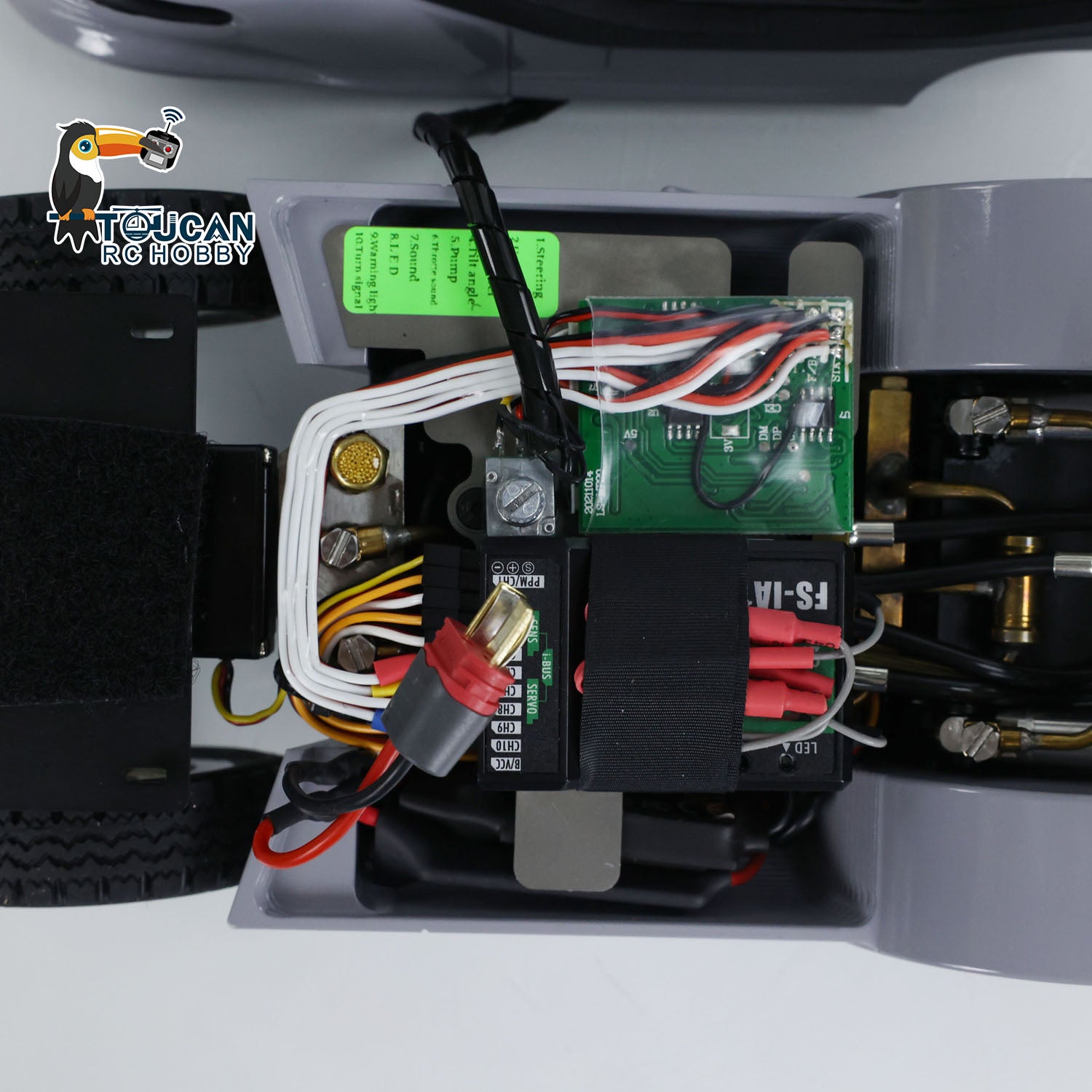 1/14 Scale Metal LESU Assembled & Painted RC Forklift Truck - RTR with Light, Sound, Motor, Servo & ESC - Includes Flysky FS Transmitter & Receiver - Perfect for Indoor/Outdoor RC Hobby, Construction Site Play & Collectors Display