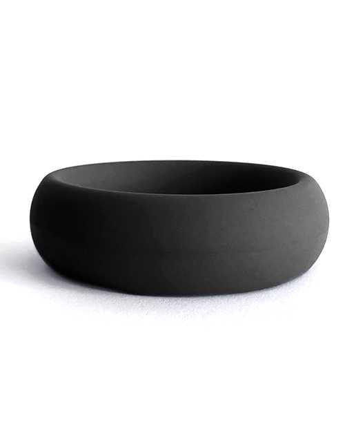 Premium 3X Stretch Silicone Cock Ring for Men - Boneyard Meat Rack Beef Up Bulge Enhancer - Black - Enhances Pleasure & Performance - Perfect for Couples Play & Solo Use
