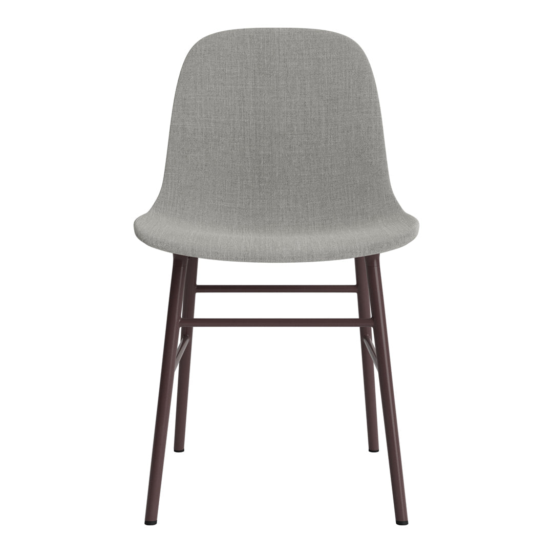 Modern Form Chair with Sturdy Metal Legs & Comfortable Upholstery - Perfect for Home Office, Living Room, or Dining Room Decor