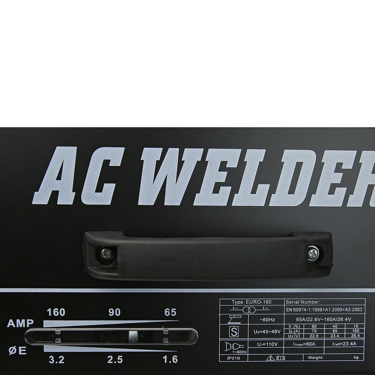 XtremepowerUS 160 AMP Arc Welder Machine - Portable Welding Equipment with Electrode Clamp & Face Mask Accessories - Ideal for DIY Projects, Metal Fabrication, and Home Repairs
