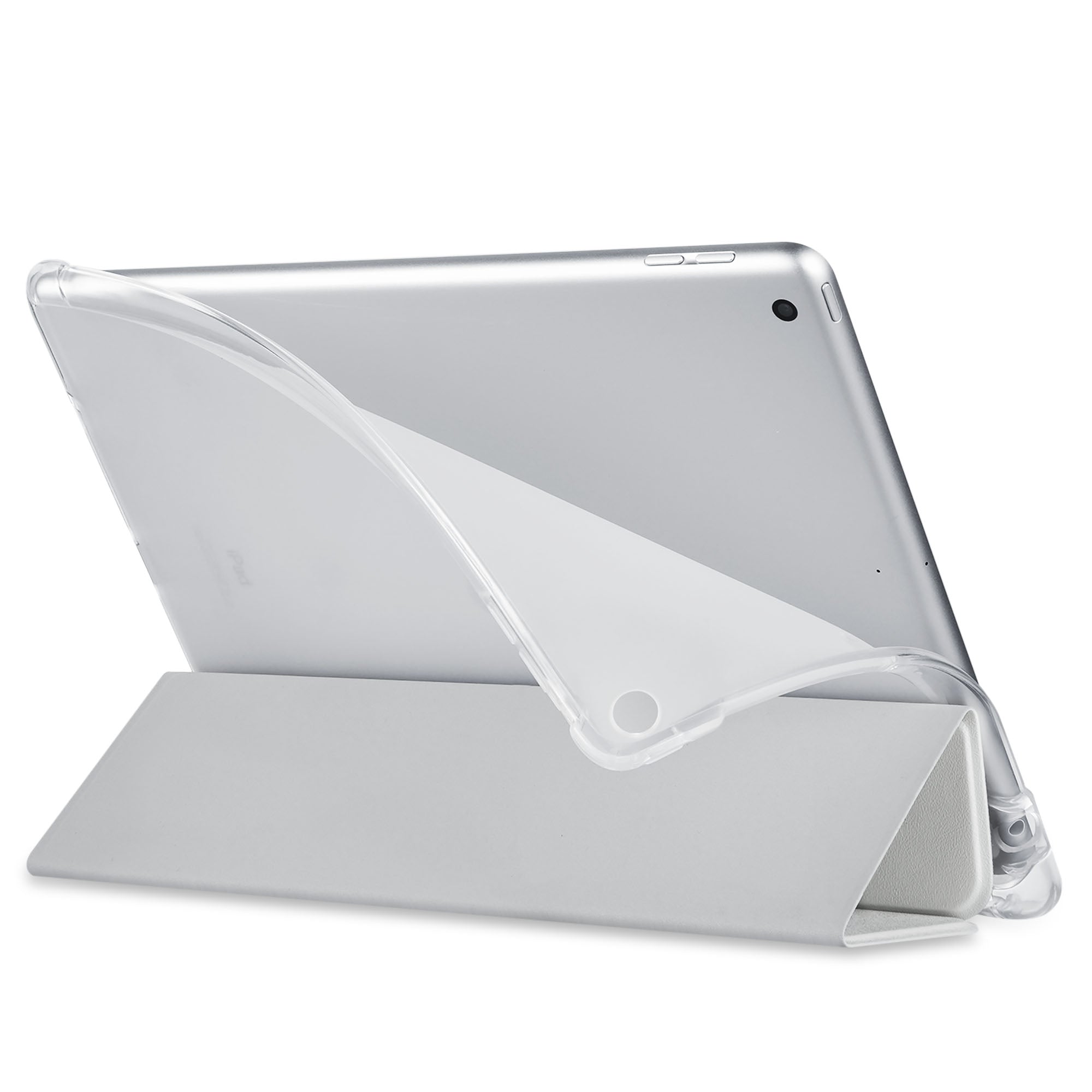 iPad See-Through Case with Signature Design - Slim Protective Cover for iPad Pro/Air/Mini - Perfect for Work, School & Travel