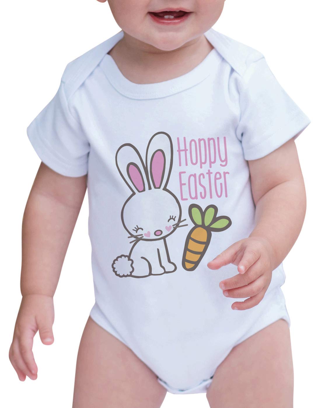 7 ate 9 Apparel Girls' Easter Bunny One-Piece Romper - Cute Spring Outfit for Baby & Toddler Easter Photos, Egg Hunt & Family Gatherings