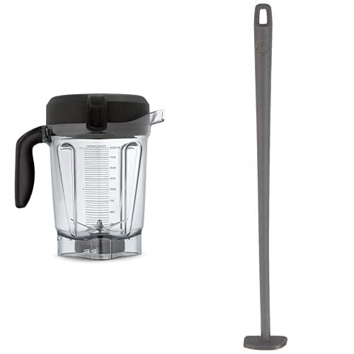 Vitamix 64oz Low-Profile Blender Container with Blade Scraper - Perfect for Smoothies, Soups & Nut Butters - Ideal for Home Kitchens & Commercial Use