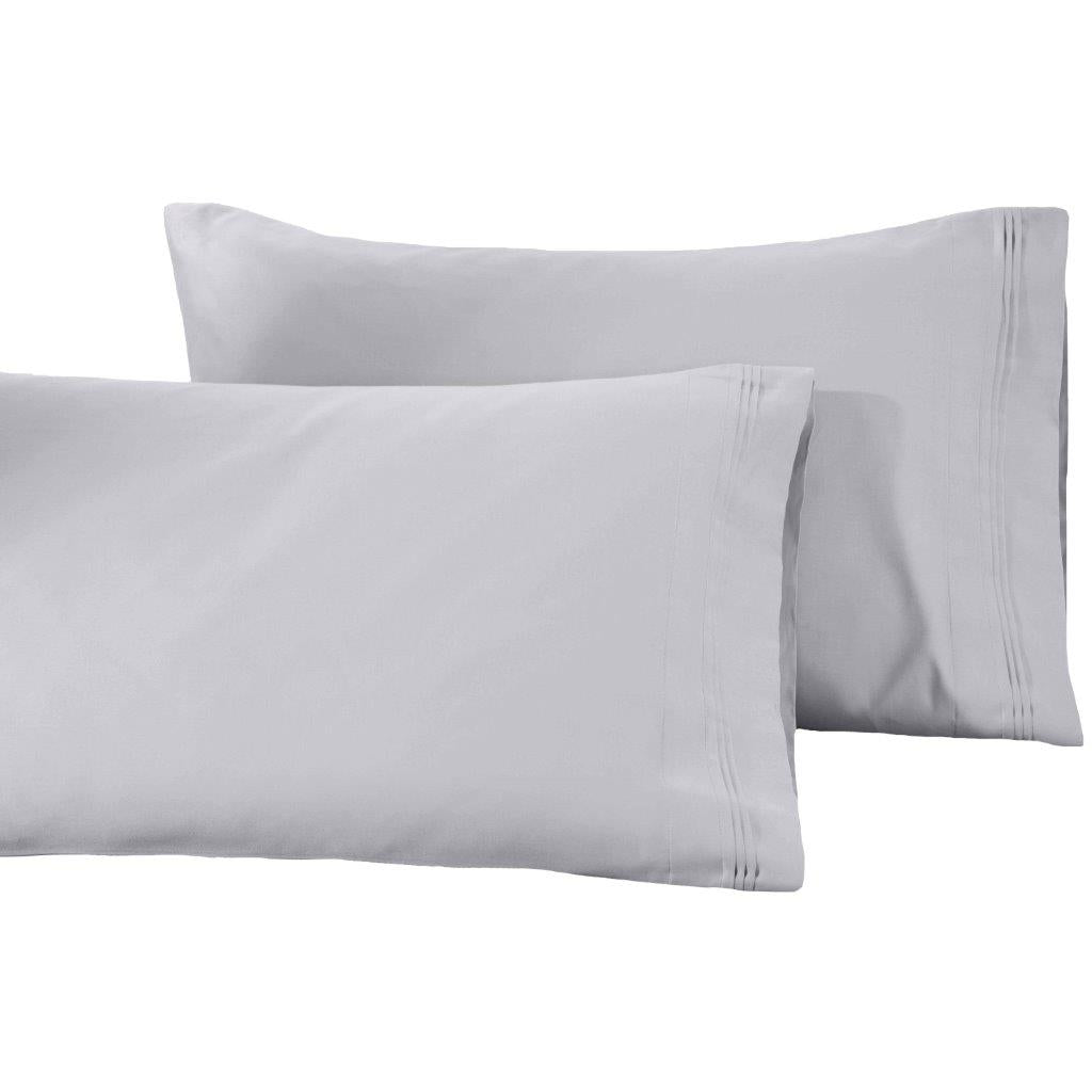 Luxury 1500 Thread Count Egyptian Cotton Pillowcase Set - 2 Piece, Ultra Soft & Breathable for Better Sleep - Perfect for Bedroom, Hotel, or Gift
