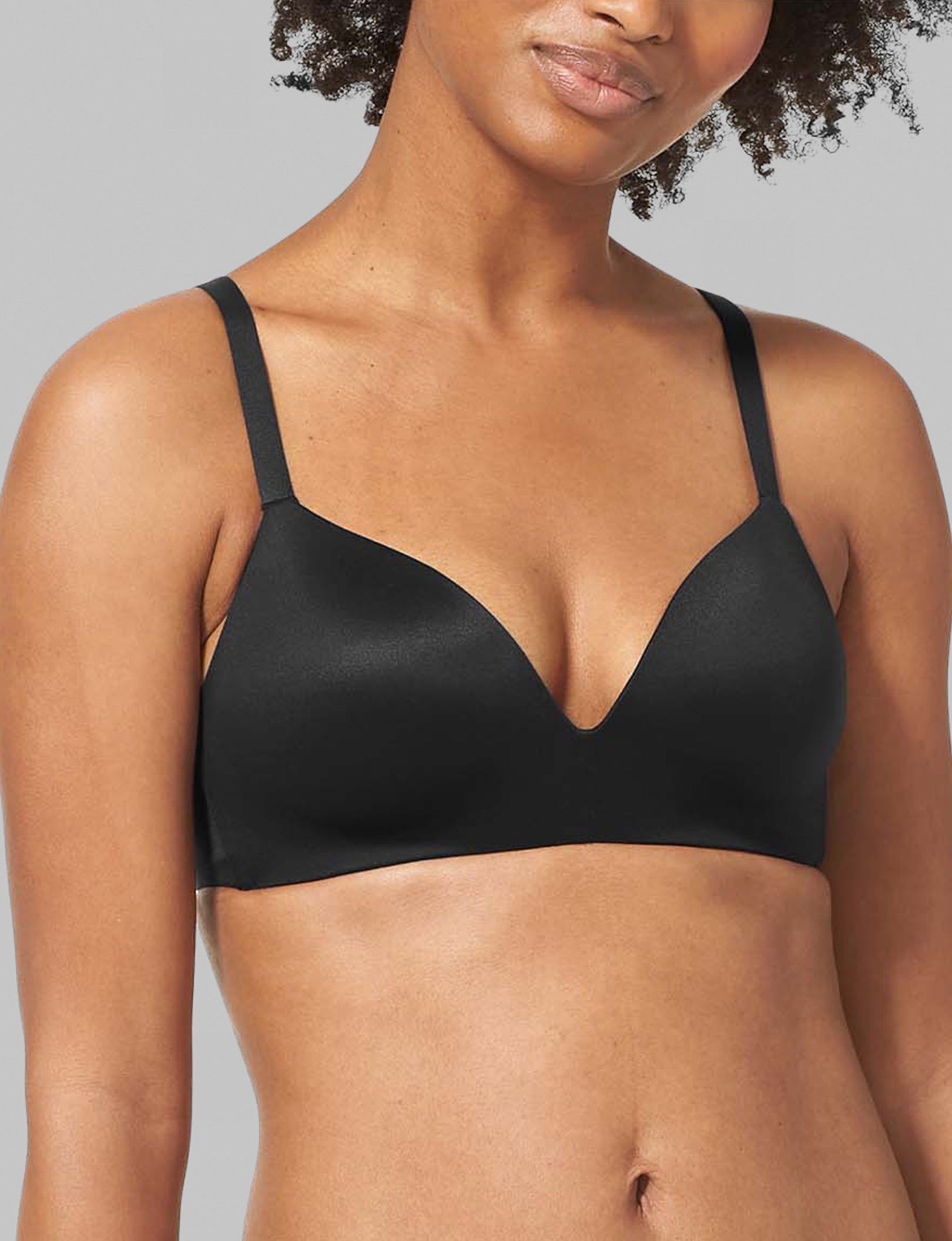 Second Skin Lightly Lined Wireless Bra - Ultra Comfortable Seamless Support for Everyday Wear, Yoga & Lounge