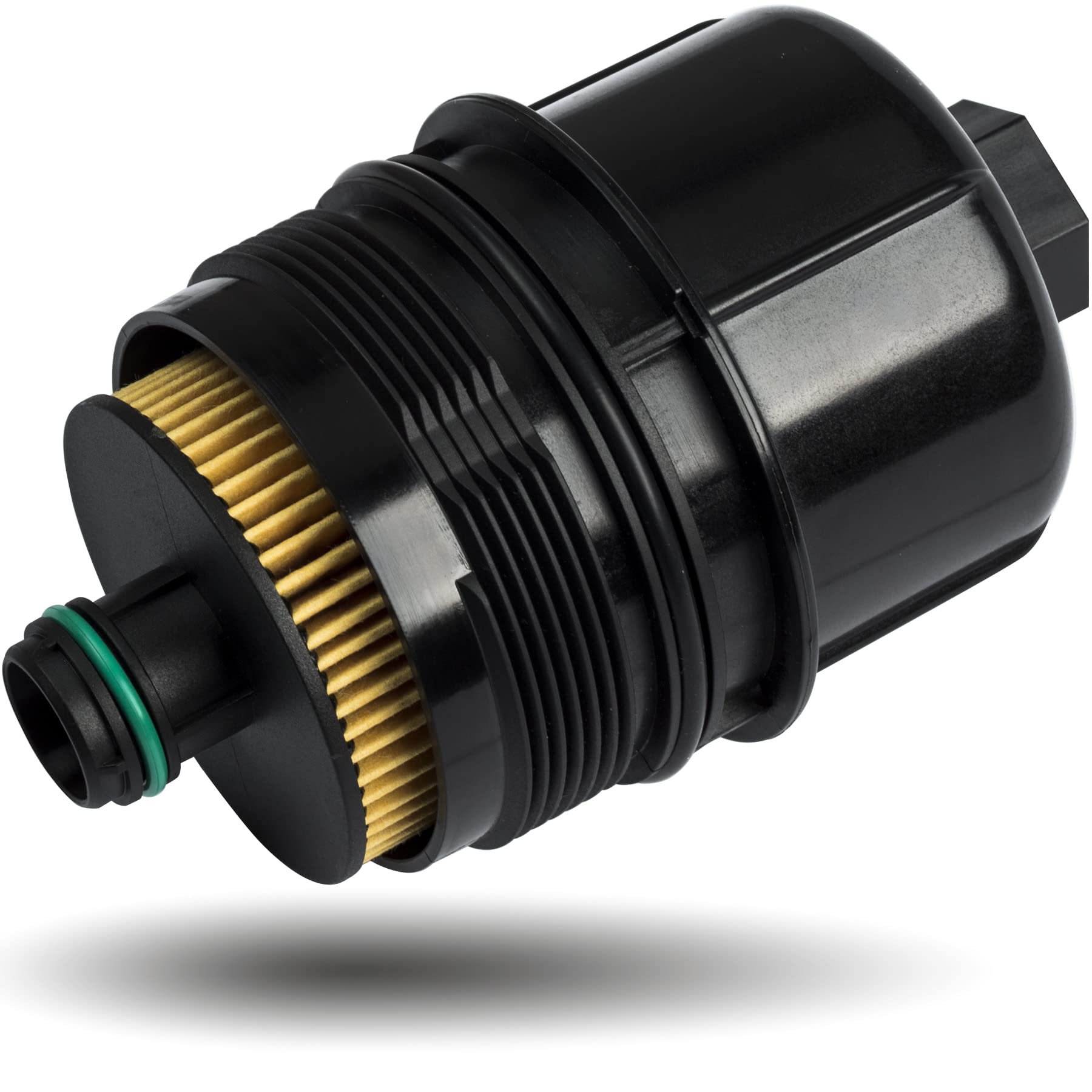 EcoDiesel Oil Filter & Housing Cap Assembly 68507598AA 68498720AA - Compatible with Jeep Ram 1500 2500 3500, Dodge Durango - High Performance Engine Oil Filter Replacement for Diesel Vehicles - Perfect for Off-Roading, Towing & Heavy-Duty Driving