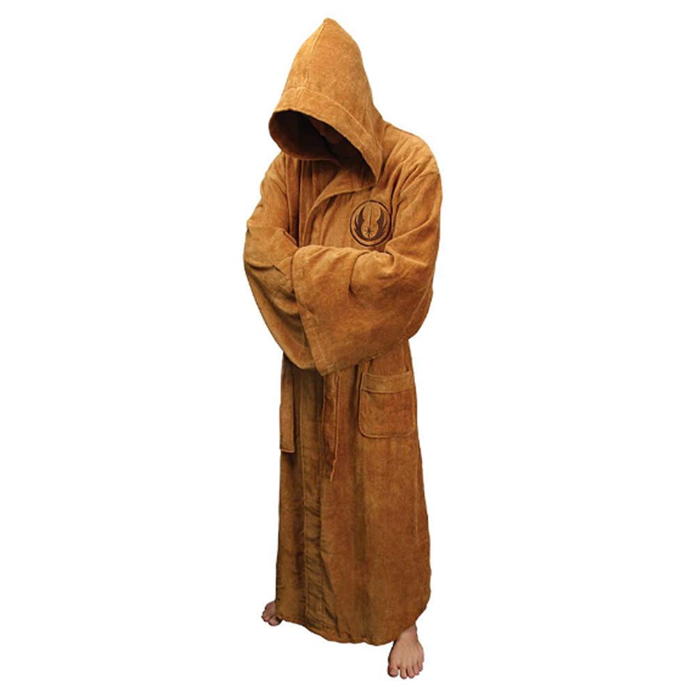 Halloween Cosplay Robe for Adults - Soft Bathrobe with Hood - Perfect for Costume Parties, Loungewear & Spa Relaxation