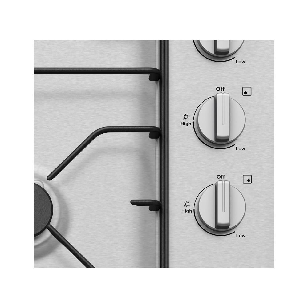 Westinghouse WHG643SB 60cm 4 Burner Stainless Steel Gas Cooktop - Premium Built-in Gas Stove for Modern Kitchens | Perfect for Home Cooking & Entertaining
