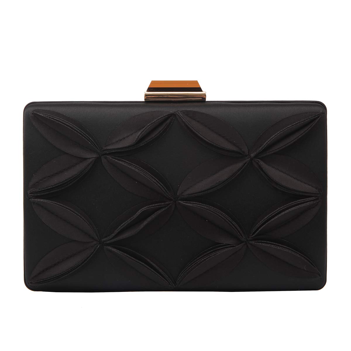 Elegant 3D Applique Evening Clutch Bag for Women - Perfect for Weddings, Parties & Special Occasions