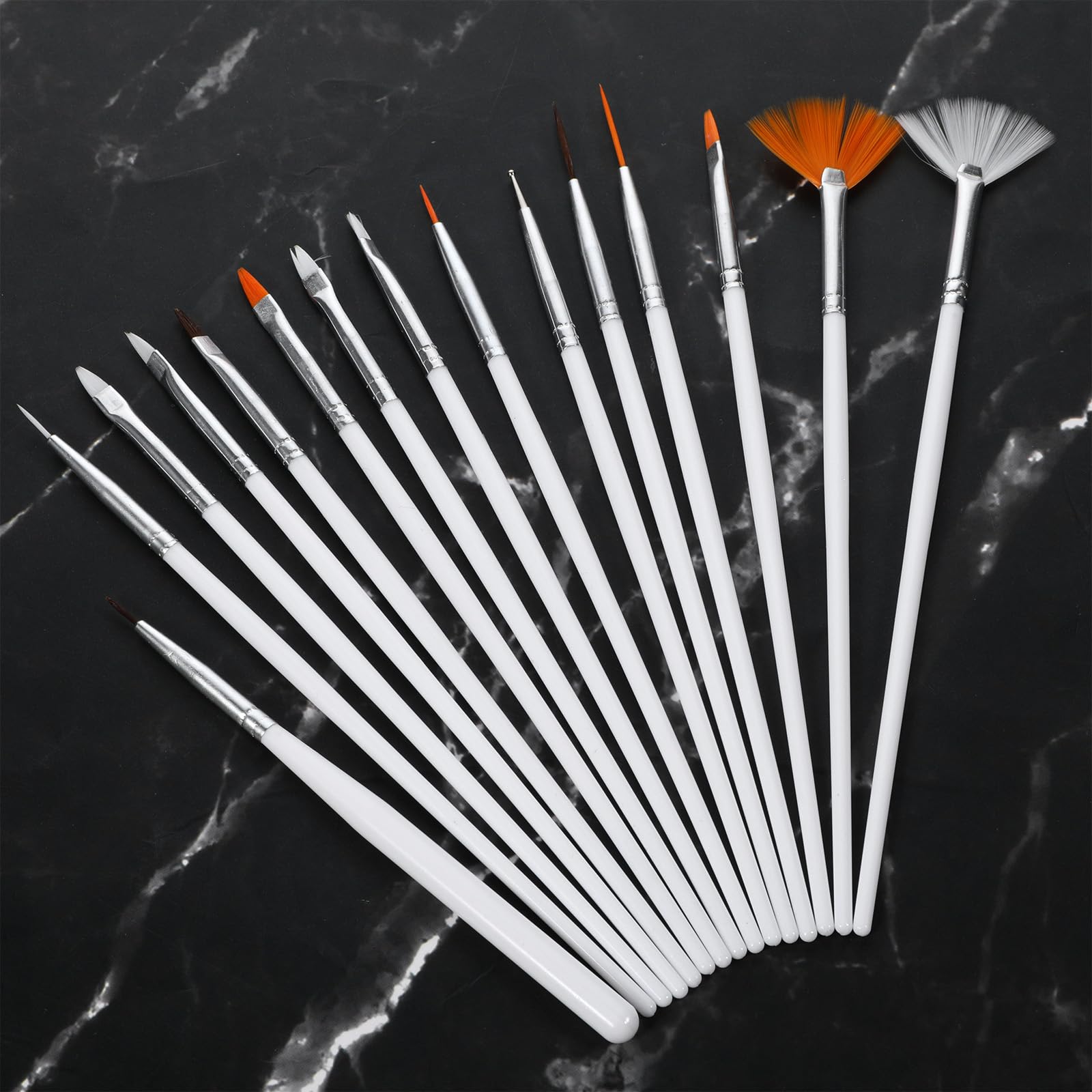 30-Piece Cake Decorating Brushes Set - Food Safe Paint Brushes for Fondant, Icing, Cookies & Candy - Professional Baking Tools for Cake, Pastry & Sugar Art Decoration - Perfect for Home Bakers & Professional Chefs