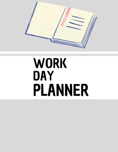Daily Work Planner & Organizer Journal - Schedule Tasks, Track Activities, Writing & Drawing Notebook - Perfect for Office, School & Productivity Planning